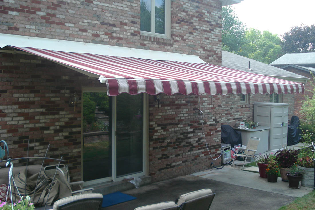SunSetter Motorized (Acrylic Fabric) with Vinyl Cover | Awnings By Paul What Is Better Vinyl Or Acrylic Awning