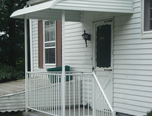 Aluminum Stepdown with Railing